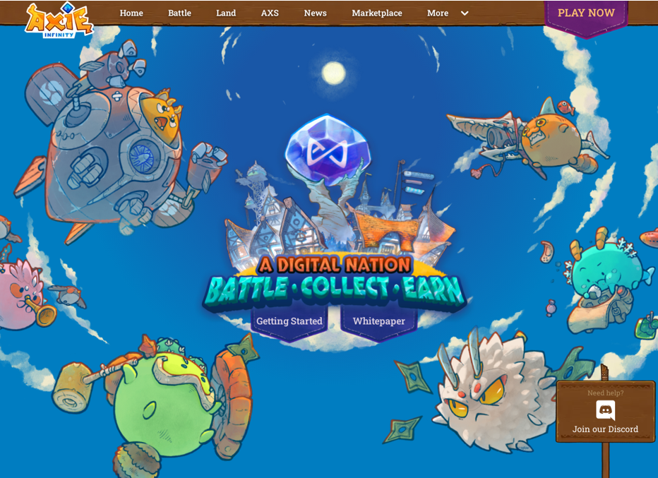 Axie infinity - Самая известная игра в мире NFT