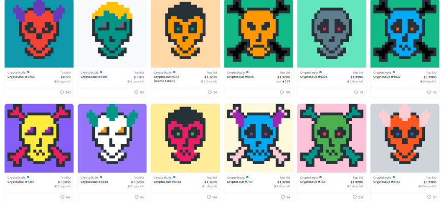 CryptoSkulls NFT коллекция