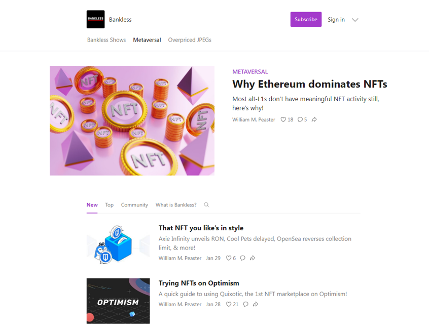 Metaversal Banklesshq блог